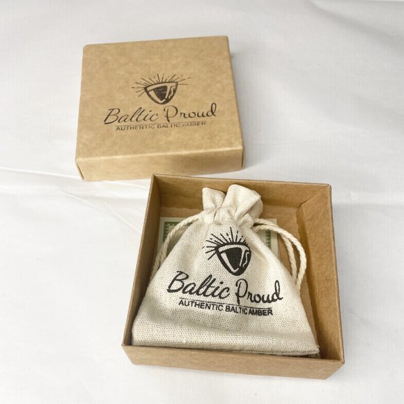 Authentic Baltic Amber Cognac Beaded Necklace 18" - Picture 7 of 16